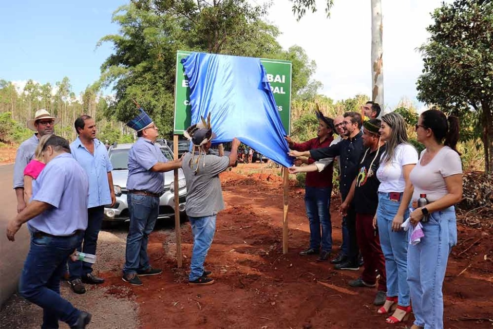 Inauguração: Aldeia Amambai se torna a primeira comunidade indígena com estrada asfaltada no Brasil