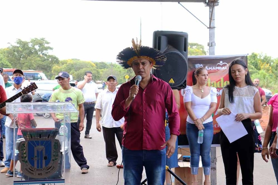 Inauguração: Aldeia Amambai se torna a primeira comunidade indígena com estrada asfaltada no Brasil