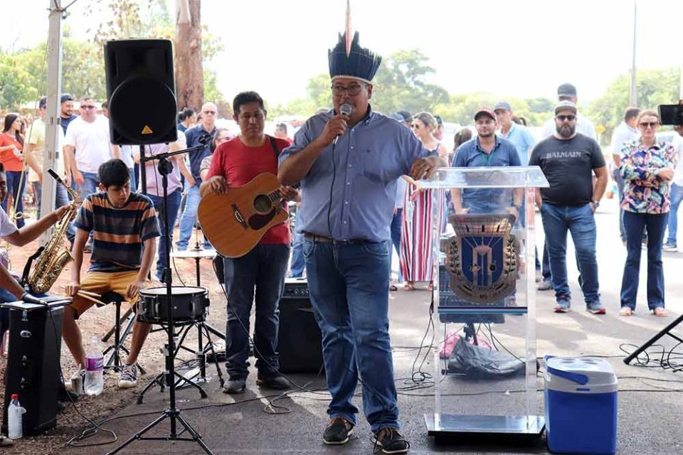 Inauguração: Aldeia Amambai se torna a primeira comunidade indígena com estrada asfaltada no Brasil