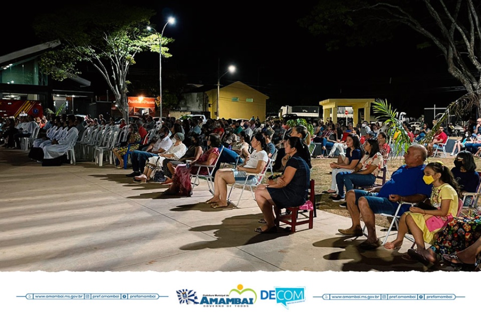 Prefeitura de Amambai inaugura obra 182: reconstrução e adequação da praça São José