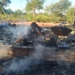 Tempestade, acidentes e incêndio marcaram o final de semana do Corpo de Bombeiros de Amambai