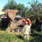 Corpo de Bombeiros de Amambai resgata uma vaca nesta quinta-feira (30)