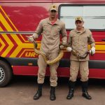 Bombeiros de Amambai devolvem duas sucuris para a natureza