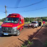 Colisão de carros deixa duas mulheres feridas em Amambai