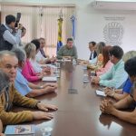 Prefeito, vice, secretários e vereadores de Amambai participam de audiência com o Governador do Estado em Campo Grande
