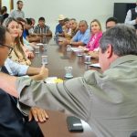 Prefeito, vice, secretários e vereadores de Amambai participam de audiência com o Governador do Estado em Campo Grande
