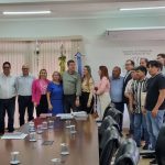Prefeito, vice, secretários e vereadores de Amambai participam de audiência com o Governador do Estado em Campo Grande