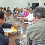 Prefeito, vice, secretários e vereadores de Amambai participam de audiência com o Governador do Estado em Campo Grande