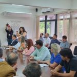 Prefeito, vice, secretários e vereadores de Amambai participam de audiência com o Governador do Estado em Campo Grande