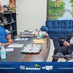 Secretário de Estado de Educação participa de reunião na Prefeitura de Amambai