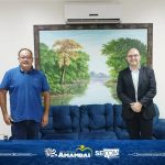 Secretário de Estado de Educação participa de reunião na Prefeitura de Amambai