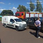 Bombeiros socorrem vítimas de acidentes de trânsito em Amambai