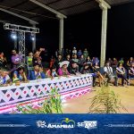 Jeile Fernandes Pavão e Weliton Teixeira Ricarte são escolhidos Miss e Mister indígena da Aldeia Limão Verde