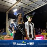 Jeile Fernandes Pavão e Weliton Teixeira Ricarte são escolhidos Miss e Mister indígena da Aldeia Limão Verde