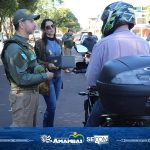 Palestras, ações e blitz educativas marcam a Campanha Maio Amarelo em Amambai