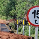 Prefeitura de Amambai conclui construção de ponte em estrada vicinal sobre córrego Panduí Prefeitura de Amambai conclui construção de ponte em estrada vicinal sobre córrego Panduí