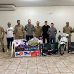 Militares do Corpo de Bombeiros realizam sorteio de prêmios em prol da construção da sede do Grêmio XX de Dezembro