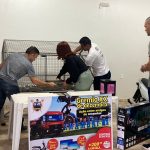 Militares do Corpo de Bombeiros realizam sorteio de prêmios em prol da construção da sede do Grêmio XX de Dezembro