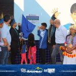 Comunidade da Aldeia Limão Verde comemora inaguração da reforma, adequação e ampliação da Escola Municipal Tupã Ñandeva
