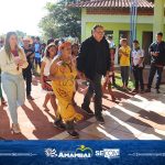 Prefeitura de Amambai inaugura obra de número 232: quadra coberta na Escola Mbo’erenda Ypyendy Panduí