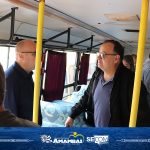 Prefeito e vereadores visitam Garagem Central e discutem desafios do transporte escolar em Amambai