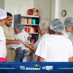Merendeiras de Amambai participam de oficina do Sebrae sobre técnicas de preparo