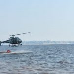 Helicóptero do Governo de MS atua no combate aos incêndios florestais no Amazonas