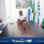 Em visita a Amambai, Coronel David reafirma compromisso com a gestão de Dr. Bandeira