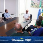 Em visita a Amambai, Coronel David reafirma compromisso com a gestão de Dr. Bandeira