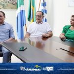 Em visita a Amambai, Coronel David reafirma compromisso com a gestão de Dr. Bandeira