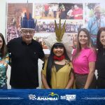 Prefeito Bandeira recepciona Deputada Federal Célia Xakriabá em Amambai