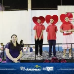 Alunos emocionam público durante apresentações da Festa da Família da Escola Municipal Julio Manvailer