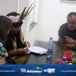 Prefeito Bandeira recepciona Deputada Federal Célia Xakriabá em Amambai