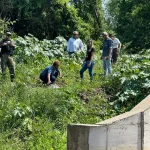 Alunos, servidores e militares realizam ação de preservação ambiental no Córrego Retiro