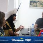 Prefeito Bandeira recepciona Deputada Federal Célia Xakriabá em Amambai