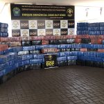 DOF apreende mais de cinco toneladas de drogas em uma carga de cavaco de madeira