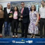 Educadores destaques de Amambai são homenageados na Sessão Solene “Professora Viviane Scalon Fachin”
