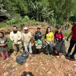 Alunos, servidores e militares realizam ação de preservação ambiental no Córrego Retiro