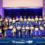Escola Municipal Dr. Rachid Saldanha Derzi realiza cerimônia de formatura dos Prés 2024