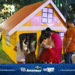 Espetáculo de cores, luzes e música marcaram a abertura do Natal de Luzes 2023 em Amambai