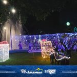 Espetáculo de cores, luzes e música marcaram a abertura do Natal de Luzes 2023 em Amambai