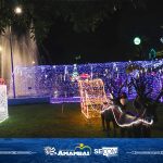 Espetáculo de cores, luzes e música marcaram a abertura do Natal de Luzes 2023 em Amambai