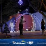 Espetáculo de cores, luzes e música marcaram a abertura do Natal de Luzes 2023 em Amambai
