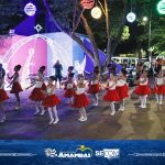 Espetáculo de cores, luzes e música marcaram a abertura do Natal de Luzes 2023 em Amambai