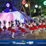 Espetáculo de cores, luzes e música marcaram a abertura do Natal de Luzes 2023 em Amambai