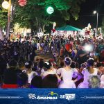 Espetáculo de cores, luzes e música marcaram a abertura do Natal de Luzes 2023 em Amambai