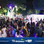 Espetáculo de cores, luzes e música marcaram a abertura do Natal de Luzes 2023 em Amambai