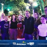 Espetáculo de cores, luzes e música marcaram a abertura do Natal de Luzes 2023 em Amambai