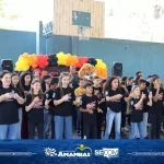Formatura do PROERD em Amambai fortalece compromisso contra as drogas e a violência