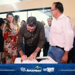 Prefeitura de Amambai, Governo do Estado, Grupo Solo Mio e Câmara Municipal inauguraram Escola Novo Horizonte